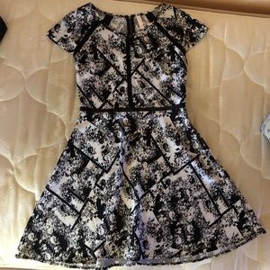 NWOT Black & White dress